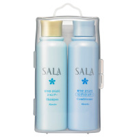 ミニペア軽やかさらさら / ミニペアサイズ / シャンプー 55mL  ヘアコンディショナー 55mL / サラの香り