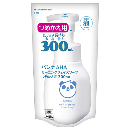 パンナAHAモーニングフェイスソープ / つめかえ用 / 300ml
