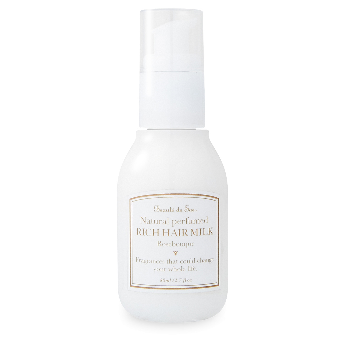 ナチュラル パフュームド リッチ ヘアミルク(ローズブーケ) / 80ml