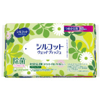 除菌ウェットティッシュ ノンアルコールタイプ / 詰替 / 45枚 / 無香料