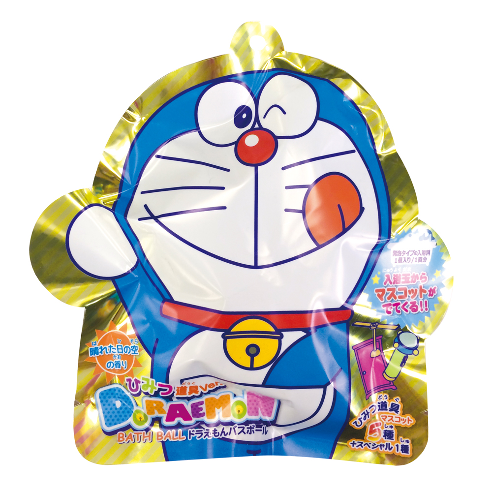 ドラえもんバスボール ひみつ道具ver / 60g / 晴れた日の空の香り / 爽快な発泡感