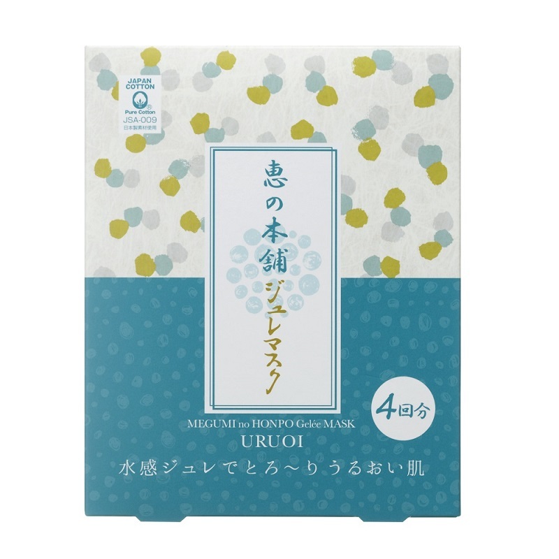 恵の本舗　うるおい ジュレマスク 4回分（35mlx4枚）