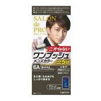 ワンプッシュメンズカラー(白髪用) / 本体 / 【6A】深みのあるアッシュブラウン / 1剤50g・2剤50g・ボリュームシャンプー10mL