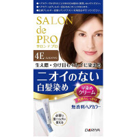 無香料ヘアカラー 早染めクリーム(白髪用) / 本体 / 4E エレガントブラウン / 1剤40g・2剤40g / 無香料