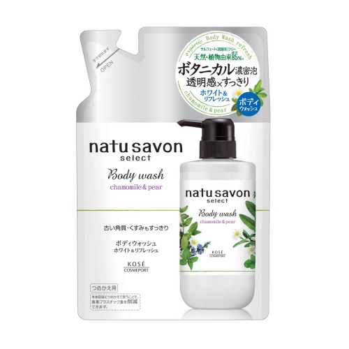 ホワイト ボディウォッシュ リフレッシュ Natu Savon Select ナチュサボン セレクト ボディソープ ボディケア の通販 Cosme公式通販 Cosme Shopping
