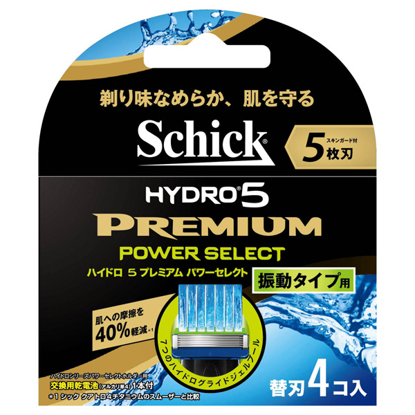 ハイドロ5プレミアム パワーセレクト / 替刃 / 4個入り