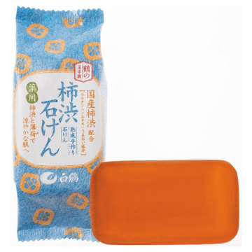 鶴の玉手箱 薬用 柿渋石けん