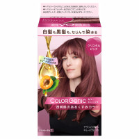 カラージェニック ミルキーヘアカラー(ちらっと白髪用) / 【P01】クリスタルピンク / 50g+100mL+15g