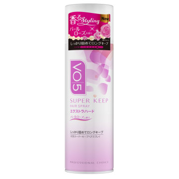 スーパーキープヘアスプレイ<エクストラハード>パールローズの香り