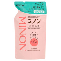 ミノン全身シャンプーさらっとタイプ / 詰替え / 380ml / 微香性(グリーンティーの香り)