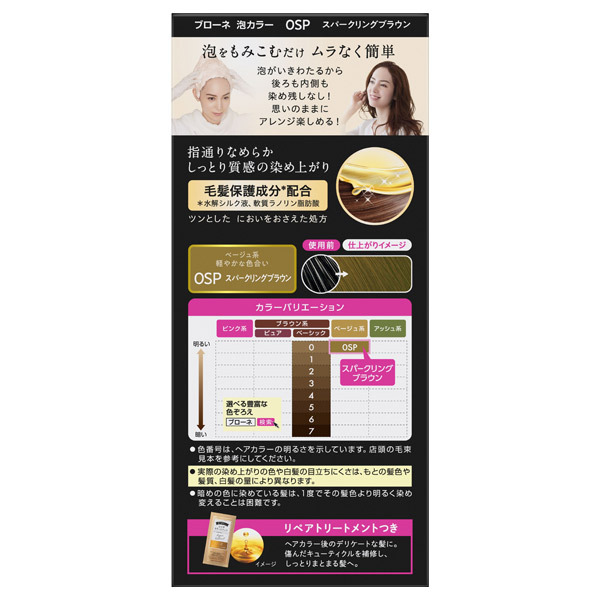 泡カラー / ブローネ(白髪染め, シャンプー・ヘアケア・ヘア