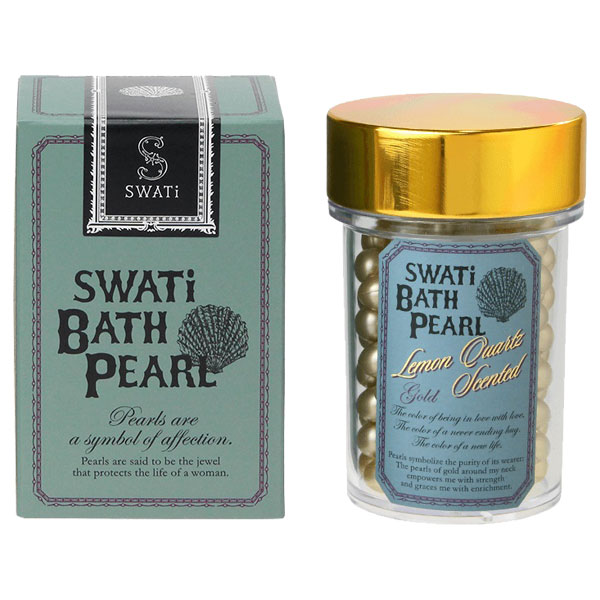 SWATi BATH PEARL GOLD(M) / 52g / 本体 / レモンクォーツの香り(シトラスベース)
