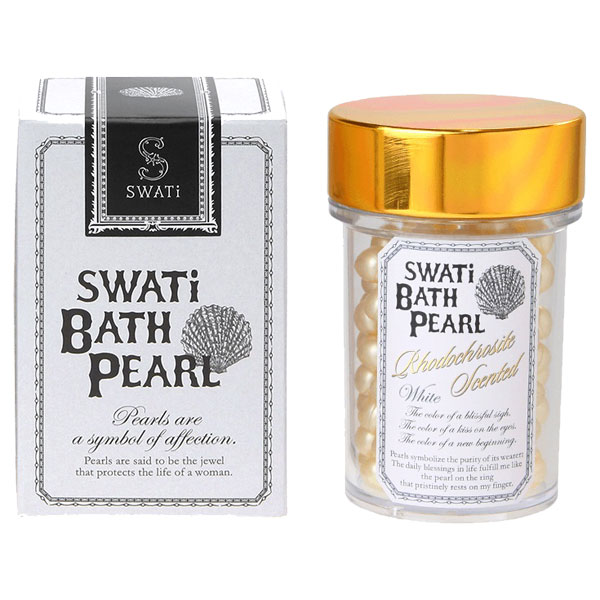 SWATi BATH PEARL WHITE(M) / 52g / 本体 / インカローズの香り(ローズベース)