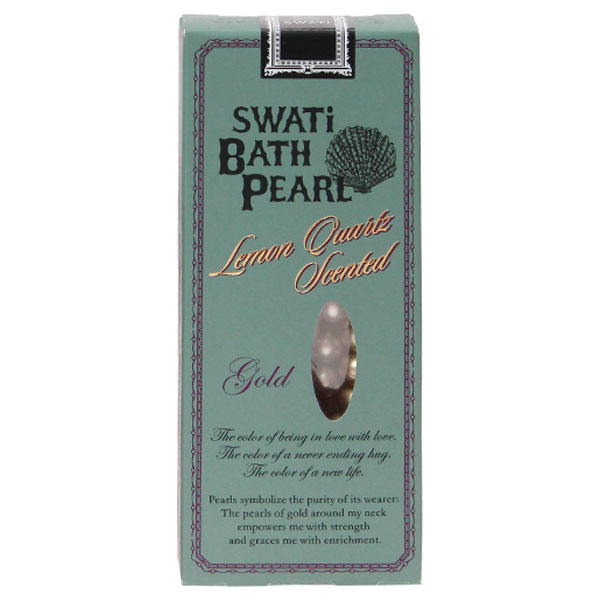 SWATi BATH PEARL GOLD(S) / 10g / 本体 / レモンクォーツの香り(シトラスベース)