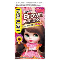 フレッシュライト ミルキーヘアカラー / 本体 / ロイヤルブラウン / 40g+80mL+15g