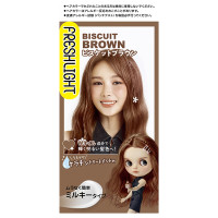 フレッシュライト ミルキーヘアカラー / 本体 / ビスケットブラウン / 40g+80mL+15g