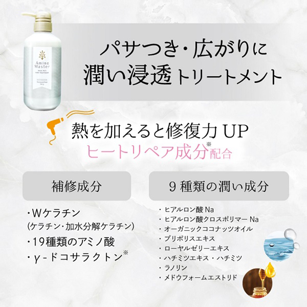 モイストリッチヘアトリートメントボトル / アミノマスター