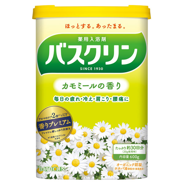 バスクリン カモミールの香り / 600g / 本体 / カモミールの香り