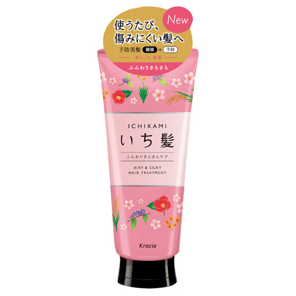【55%OFF!】 ふんわりさらさらケア トリートメント 180g Ichikami 超歓迎 いち髪 爽やかな果実と優雅な桜満開の香り