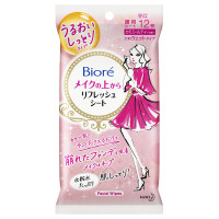 メイクの上からリフレッシュシート うるおいしっとり / 12枚 / 本体 / カモミールティーの香り / 12枚