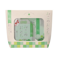 みこのおとも 紙せっけんとあぶらとり紙セット 梅 / 各30枚