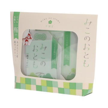 みこのおとも 紙せっけんとあぶらとり紙セット 梅 02