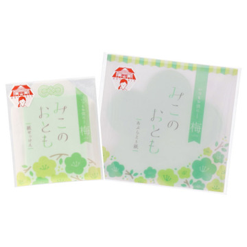 みこのおとも 紙せっけんとあぶらとり紙セット 梅 04