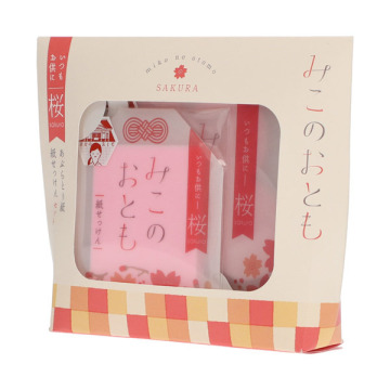 みこのおとも 紙せっけんとあぶらとり紙セット 桜 02