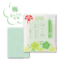 みこのおとも紙せっけん 梅 / 30枚 / 梅の香り