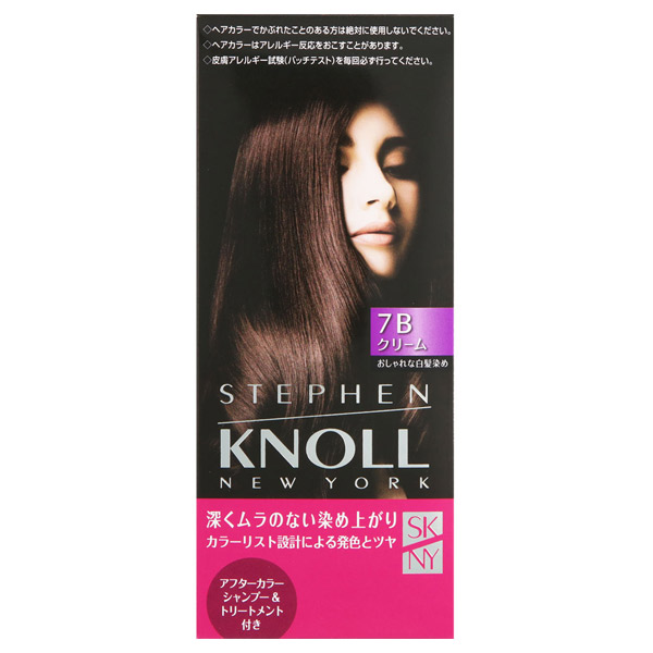 カラークチュール クリームヘアカラー / 【7B】ライトブラウン / 1セット / 本体 / フルーティフローラル / しっかり密着
