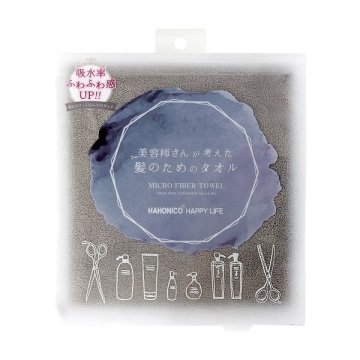 ハホニコ ヘアドライマイクロファイバータオル