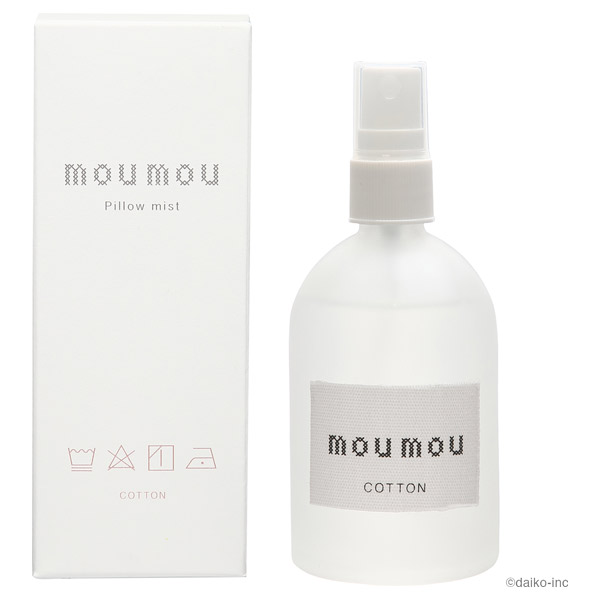 mou mou ピローミスト / 本体 / コットン / 100ml mou mou ピローミスト / 本体 / コットン / 100ml