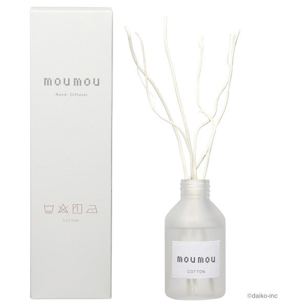 mou mou リードディフューザー / 本体 / コットン / 100ml