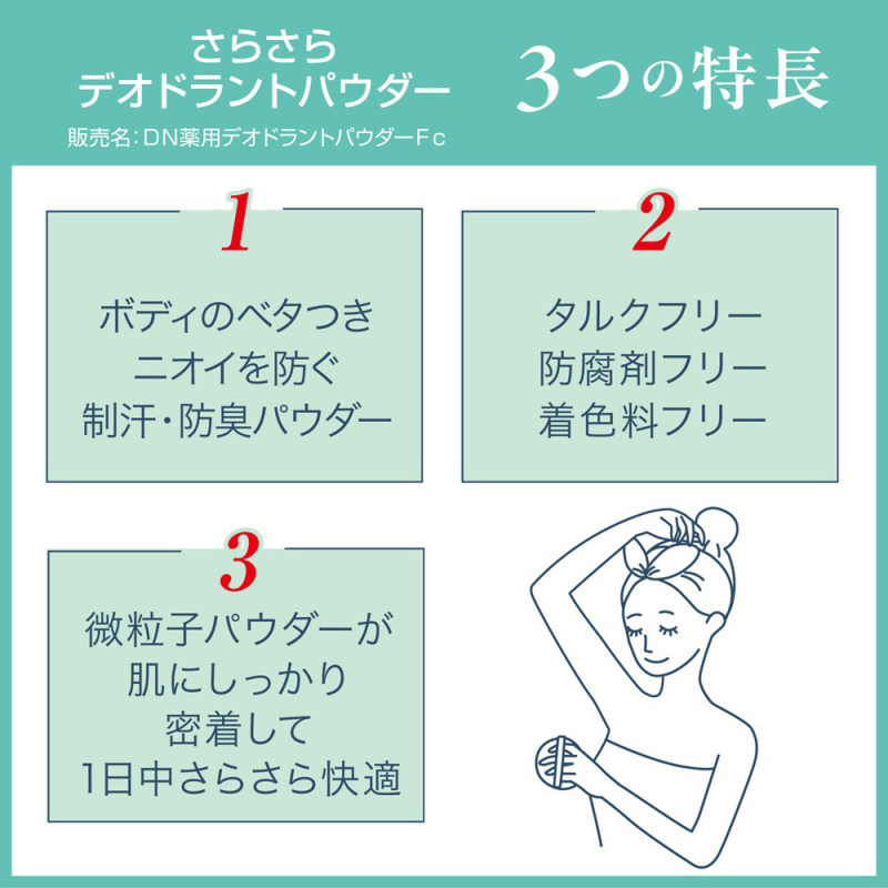 薬用さらさらデオドラントパウダー / デオナチュレ(ボディ用