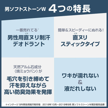 薬用男ソフトストーンW 03