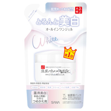 なめらか本舗 とろんと濃ジェル 薬用美白 オールインワン 詰替用 100g×9