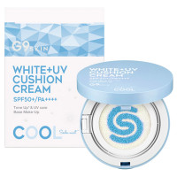 WHITE +UV CUSHION CREAM #COOL / SPF50+ / PA++++ / 本体 / 15g