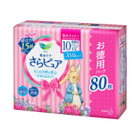 さらピュア 10cc 無香料 吸水ライナー スーパージャンボ / 10cc 無香料 / 80枚 / 無香料
