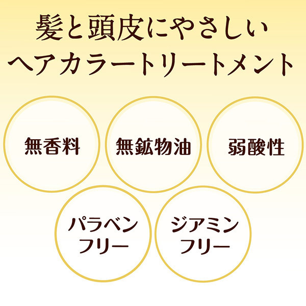 ヘアカラートリートメント / ダークブラウン / 180g / 本体 / 無香料 1