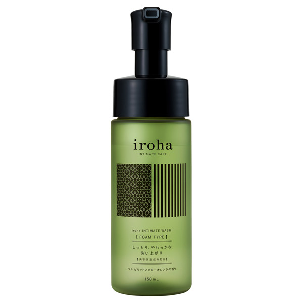 iroha INTIMATE WASH 【 FOAM TYPE 】 / 150ml / 本体 / ベルガモットとビターオレンジの香り