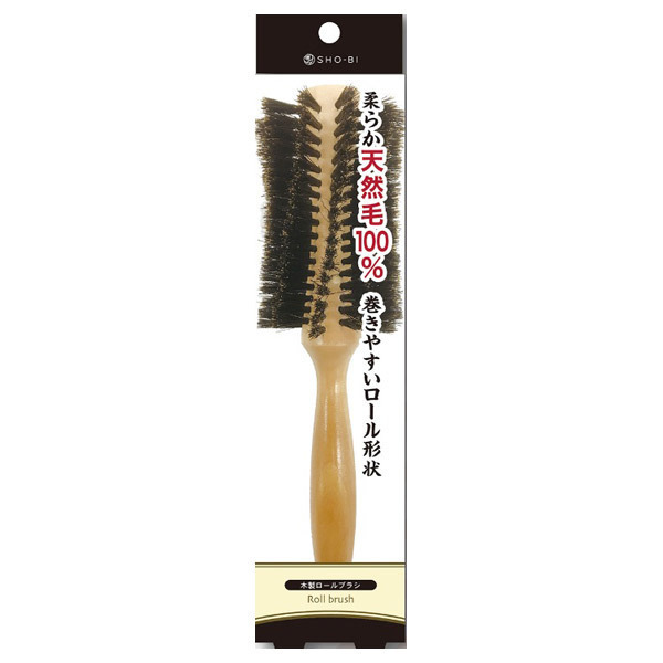 木製獣毛ロールブラシ Shobi ヘアブラシ ヘア ヘアケアグッズ の通販 Cosme公式通販 Cosme Shopping