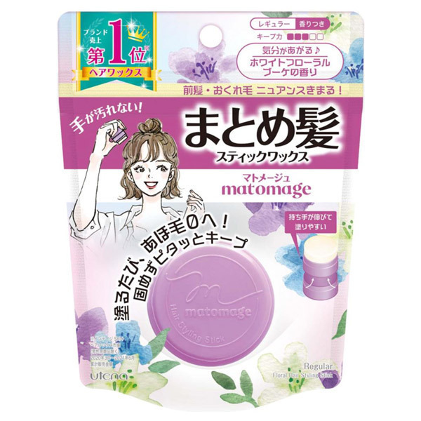 まとめ髪スティック レギュラー ホワイトフローラルブーケの香り ウテナ その他ヘアスタイリング剤 シャンプー ヘアケア ヘアスタイリング の通販 Cosme公式通販 Cosme Shopping
