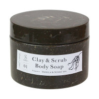 Clay & Scrub  Body Soap(Vanilla & Sunset sea) / 本体 / 200g