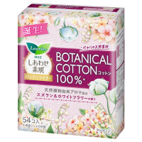 しあわせ素肌パンティライナー BOTANICAL COTTON100% / 54個