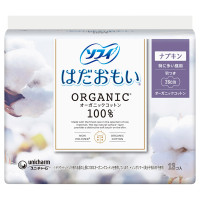 ソフィはだおもい(R) ORGANIC(R)オーガニックコットン / 特に多い昼用羽つき26cm / 13コ入