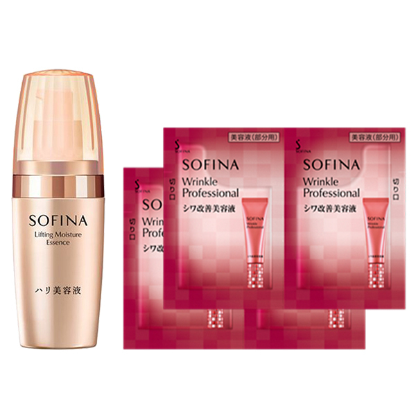 ソフィーナ ハリ美容液レフィル+シワ改善美容液サンプル付セット SOFINA 64％以上節約 「かわいい～！」