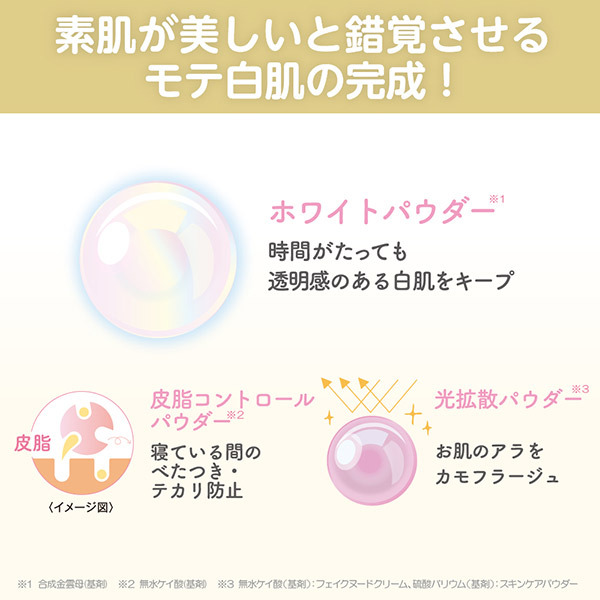 薬用美白 フェイクヌードクリーム ホワイトティーの香り / 素肌