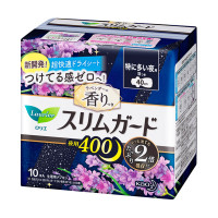 スリムガード 特に多い夜用400 / 本体 / 10個 / ラベンダーの香り