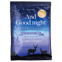 Beauwell アンドグッドナイトゆったりバスソルト / 40g / スリーピーラベンダー