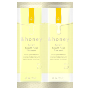 &honey Silky スムースモイストシャンプー1.0/ヘアトリートメント2.0